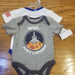 0-3 Month Young & Awesome NWT Onesie Set